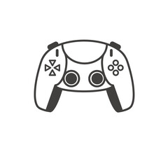 Gamepad line icon, outline vector sign, linear style pictogram isolated on white. Symbol, logo illustration. Editable stroke. Pixel perfect