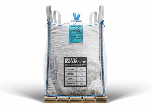 Big FIBC Bag Mockup