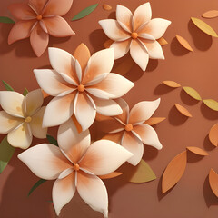 Frangipani Flower Background