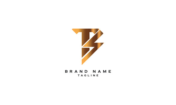 TBS, TSB, BTS, BST, SBT, STB, Abstract initial monogram letter alphabet logo design