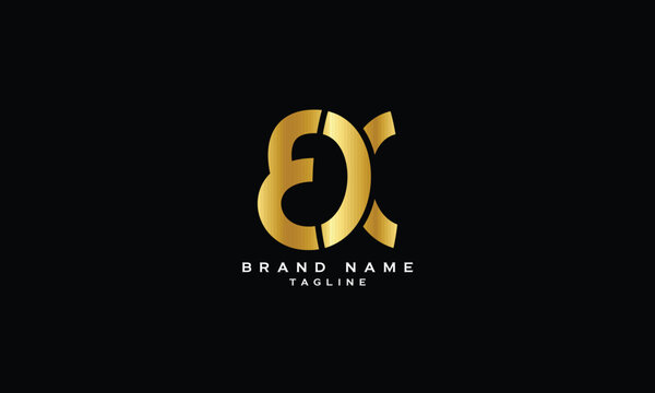 EDX, EXD, DEX, DXE, XDE, XED, Abstract initial monogram letter alphabet logo design