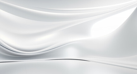 White Whispers: The Fluidity of Light in Motion. Background for presentation.