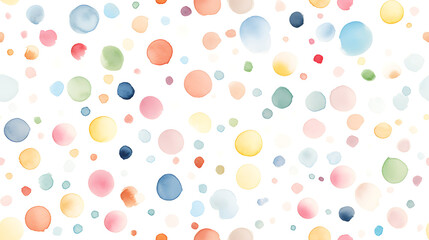seamless background with circles and dots / confetti - Seamless tile. Endless and repeat print. 