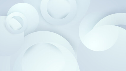 White abstract background with shapes. Minimal geometric design for cover, poster, banner, brochure, header, presentation, web, flyer