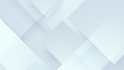 Fototapeta premium White vector minimalist simple abstract geometric background. Minimal geometric design for cover, poster, banner, brochure, header, presentation, web, flyer