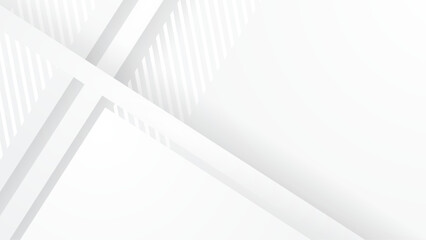 White vector gradient abstract background design. Minimal geometric design for cover, poster, banner, brochure, header, presentation, web, flyer