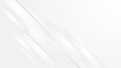 White vector modern abstract background with shapes. Minimal geometric design for cover, poster, banner, brochure, header, presentation, web, flyer