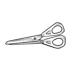 scissors handdrawn illustration