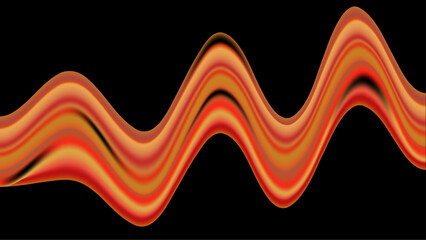 Colorful colourful vector wave wavy abstract background. Dynamic colour gradation design for poster, banner, flyer, magazine, cover, brochure, festival