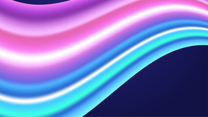 Colorful colourful vector elegant abstract background with waves. Dynamic colour gradation design for poster, banner, flyer, magazine, cover, brochure, festival