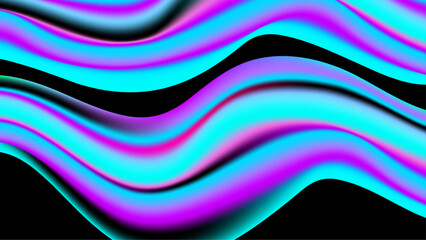 Colorful colourful vector abstract background with different waves. Dynamic colour gradation design for poster, banner, flyer, magazine, cover, brochure, festival