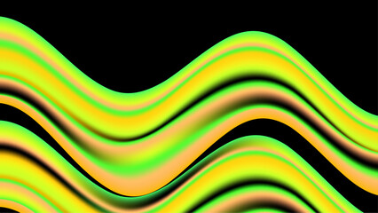 Colorful colourful vector wave shaped background. Dynamic colour gradation design for poster, banner, flyer, magazine, cover, brochure, festival