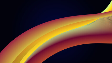 Colorful colourful vector wave wavy abstract background. Dynamic colour gradation design for poster, banner, flyer, magazine, cover, brochure, festival