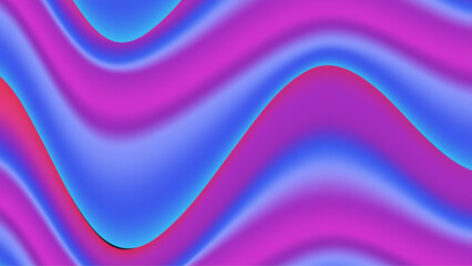 Colorful colourful vector illustration abstract background with wavy shapes. Dynamic colour gradation design for poster, banner, flyer, magazine, cover, brochure, festival