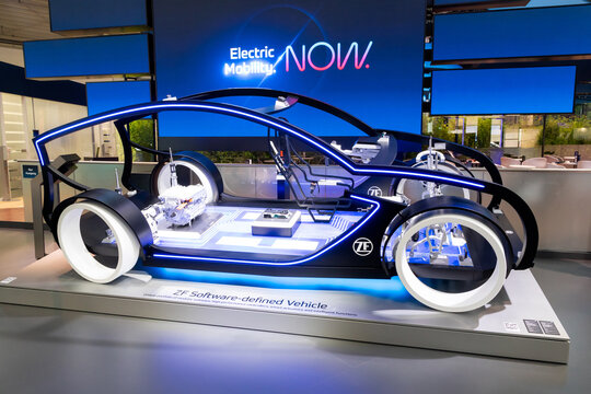 ZF Driving Intelligence for Software-defined Vehicles presented at the IAA Mobility motor show in Munich, Germany