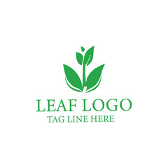Free vector leaf logo design illustrations