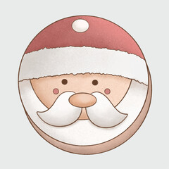 Christmas Decorated Cookies Santa