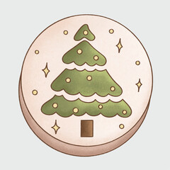 Christmas Decorated Cookies, Christmas tree