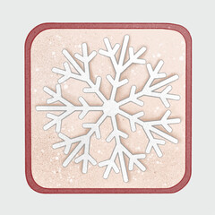 Christmas Decorated Cookies, Snowflake