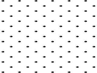 Piranha Fish Motif Pattern, for Decoration, Fashion, Interior, Exterior, Carpet Pattern, Textile, Garment, Fabric, Tile, Plastic, Paper, Wrapping, Wallpaper, Background or Graphic Design Element