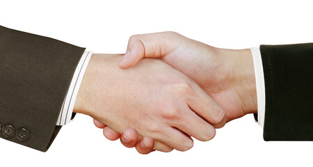 Shaking hands  business partner concepts