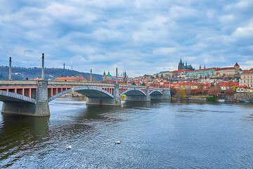 The Manes Bridge, Prague, Czechia