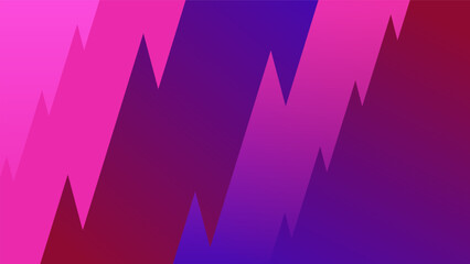 Zigzag pink magenta purple background. EPL Premier League thumbnail video print web background. - obrazy, fototapety, plakaty