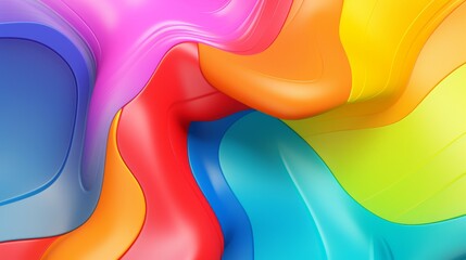 Colorful abstract backgrounds. Wavy background in rainbow colors