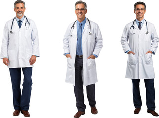 photo of smiling Doctors isolated on transparent background 