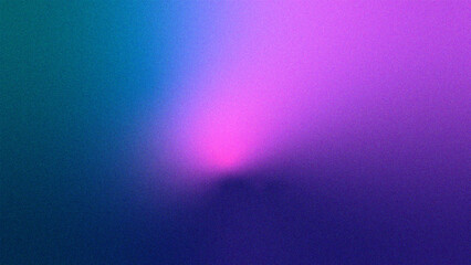 Blue Violet gradient grunge noisy backdrop. Bright colorful Banner with grainy texture effect in pastel colors.