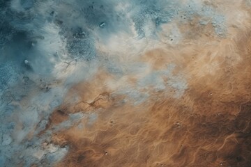 Abstract Earth Texture Captured From Satellites Top View