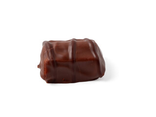 Chocolate candies on a transparent PNG background. Chocolate candies close-up.