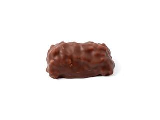 Chocolate candies on a transparent PNG background. Chocolate candies close-up.