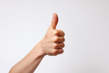 thumb up gesture