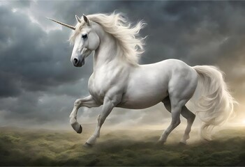 Obraz na płótnie Canvas Biblical Fantasy Unicorn. Generative AI 