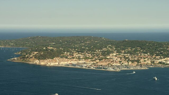 Image aérienne de Saint Tropez