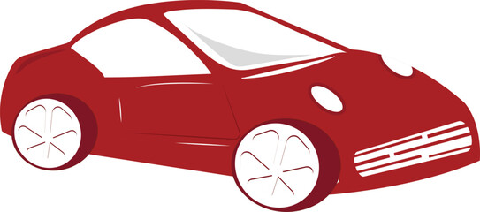 red car vector