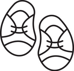 baby shoe icon 