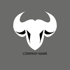 bull head logo sign and symbol 