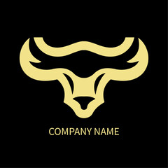 bull head logo sign and symbol 