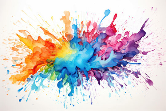 Abstract paint background background splashing illustration splatter art design watercolor colours