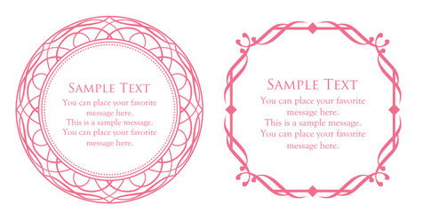 春をイメージしたふんわりアンティークフレーム