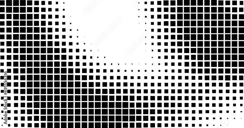 Poster abstract background pattern with random squares size. stylish modern halftone texture. vector format