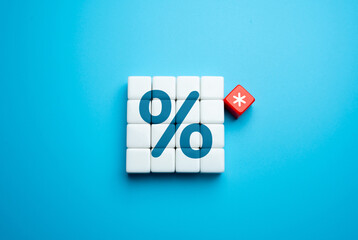 Percentage with an asterisk. Hidden fees, high interest rates and stiff penalties for violating terms. Credits, loans and deposits. Price discounts. Unfair terms. Financial illiteracy.