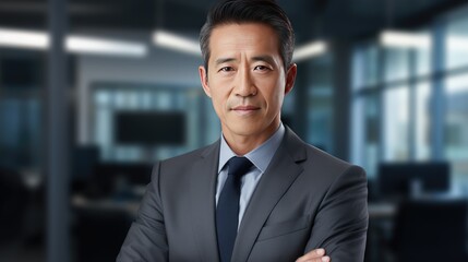 Fototapeta premium Portrait of a mature businessman