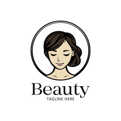 Logo woman. Logo for a beauty salon