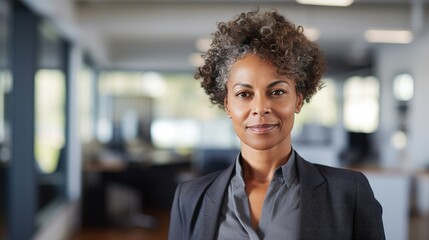 Fototapeta premium Portrait of a mature businesswoman