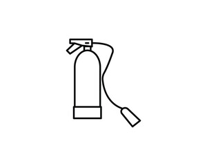 Fire extinguisher icon vector symvol design illustration