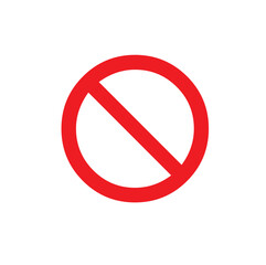 Prohibition-restriction sign icon. No entry, no entrance, do not enter sign - obrazy, fototapety, plakaty