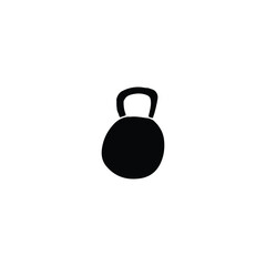Weight stone icon. Simple style weight stone poster background symbol. Weight stone brand logo design element. Weight stone t-shirt printing. Vector for sticker.